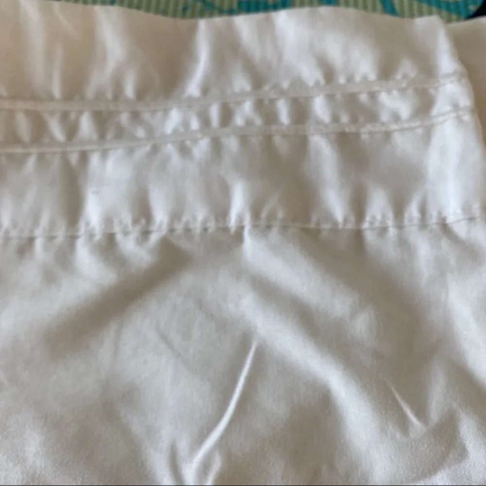 Pack of 2 pillow cases Super Soft White Cotton Ble‎